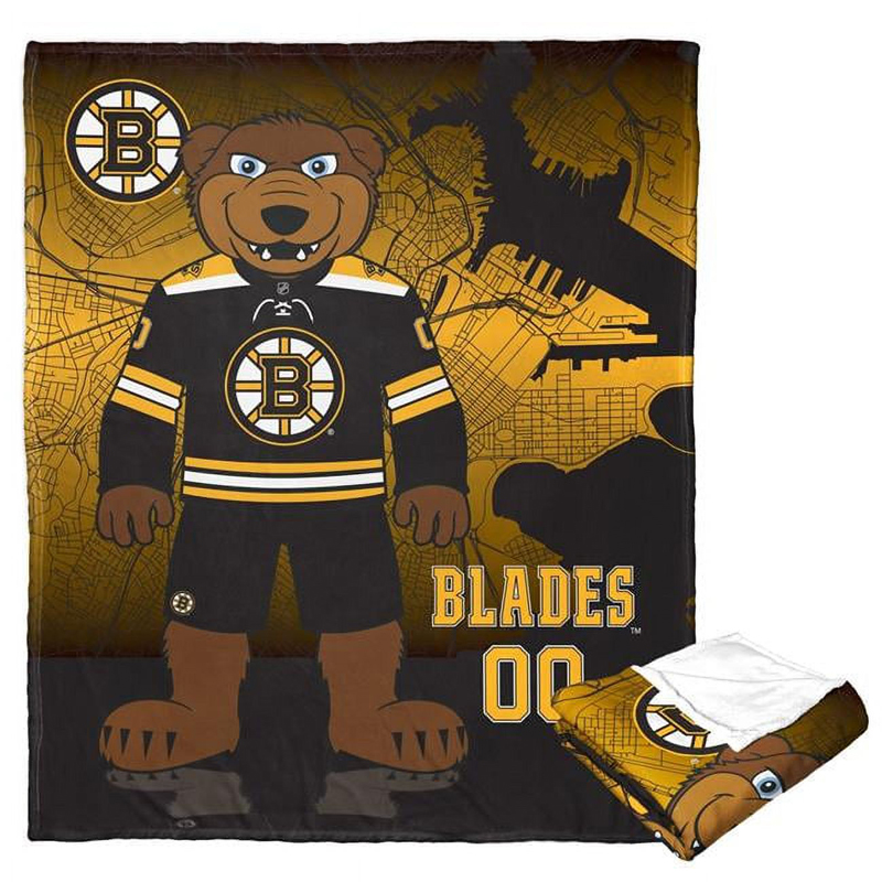 Boston Bruins Blanket Sherpa Blanket Throw Blanket