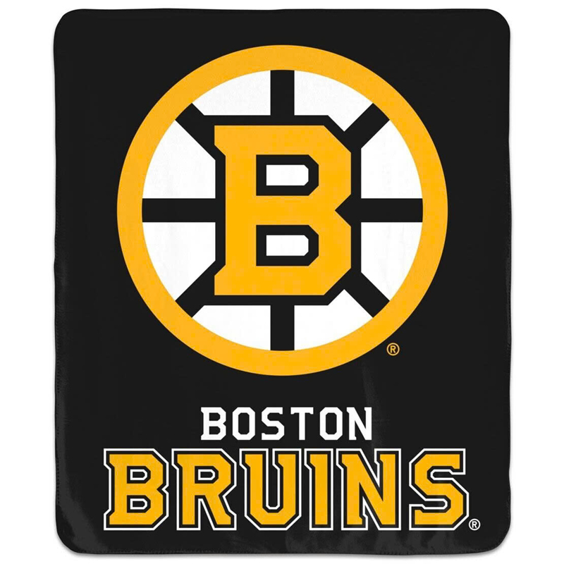 Boston Bruins Blanket Sherpa Blanket Throw Blanket