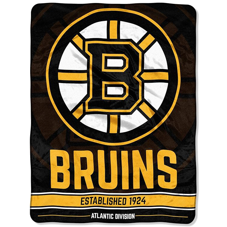 Boston Bruins Blanket Sherpa Blanket Throw Blanket