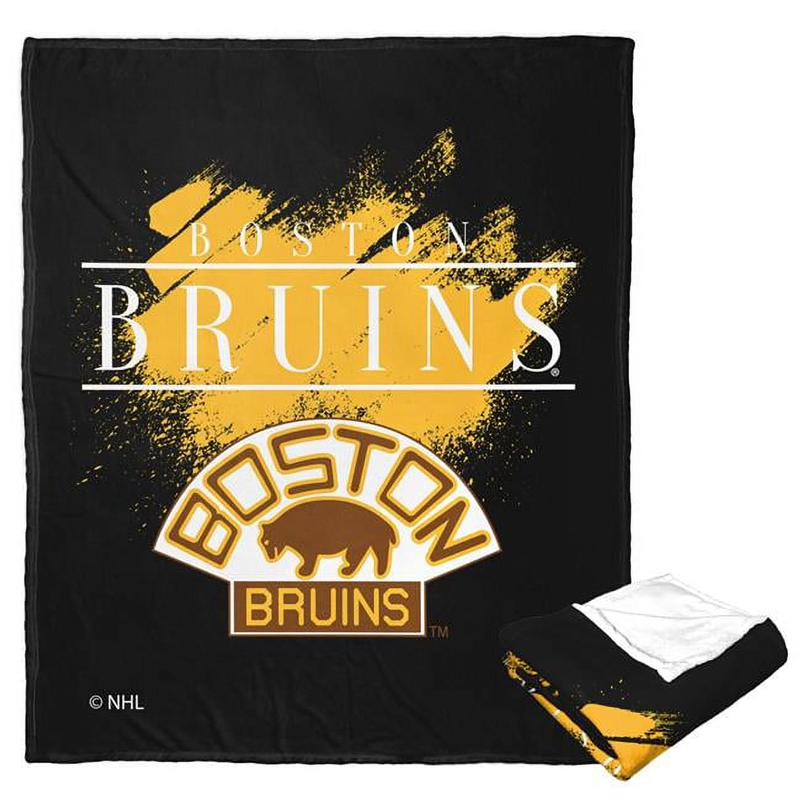 Boston Bruins Blanket Sherpa Blanket Throw Blanket