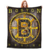 boston bruins blanket sherpa blanket throw blanket v22