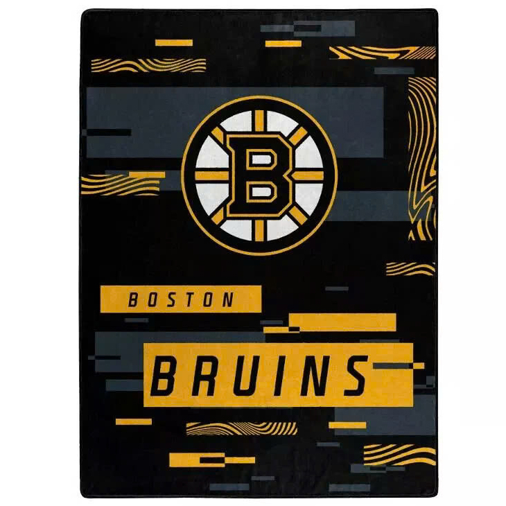 Boston Bruins Blanket Sherpa Blanket Throw Blanket