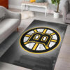 Boston Bruins Rug NHL Area Rug Bedroom Rug Indoor Rugs Rectangle Carpet boston bruins rug living room carpet regtangle carpet floor decor home decor ver 32