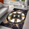 Boston Bruins Rug NHL Area Rug Bathroom Rugs Indoor Rugs Rectangle Carpet boston bruins rug living room carpet regtangle carpet floor decor home decor ver 43