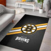 Boston Bruins Area Rug NHL Area Rug Living Room Rug Indoor Rug Rectangle Carpet boston bruins rug living room carpet regtangle carpet floor decor home decor ver 44