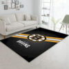 Boston Bruins Area Rug NHL Area Rug Bedroom Area Rug Indoor Indoor Rugs Rectangle Carpet boston bruins rug living room carpet regtangle carpet floor decor home decor ver 52