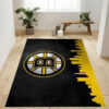 boston bruins rug living room carpet regtangle carpet floor decor home decor ver 60