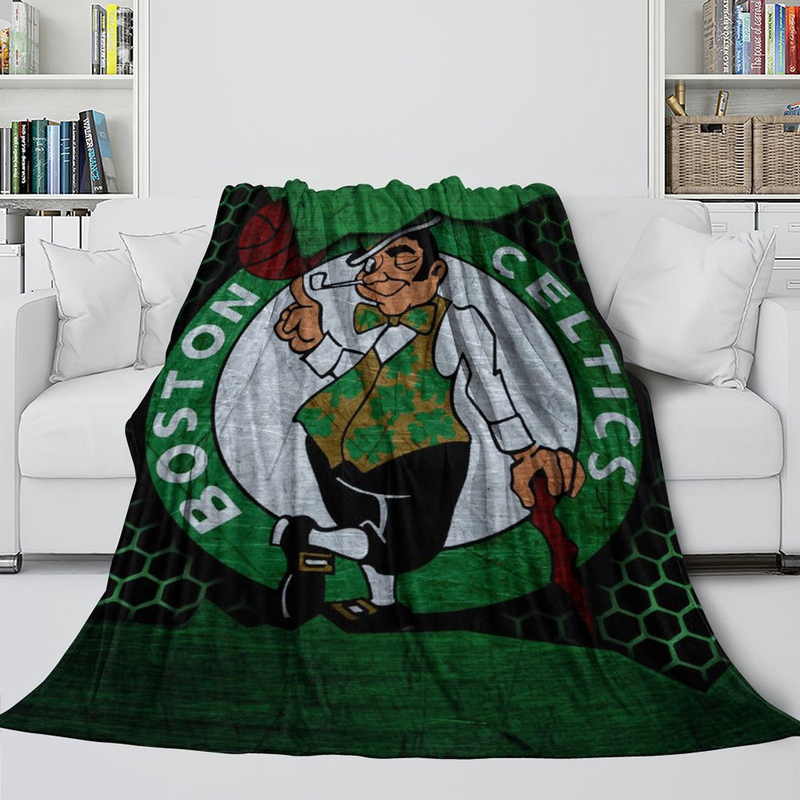 Boston Celtics Blanket FLeece Blanket Throw Blanket