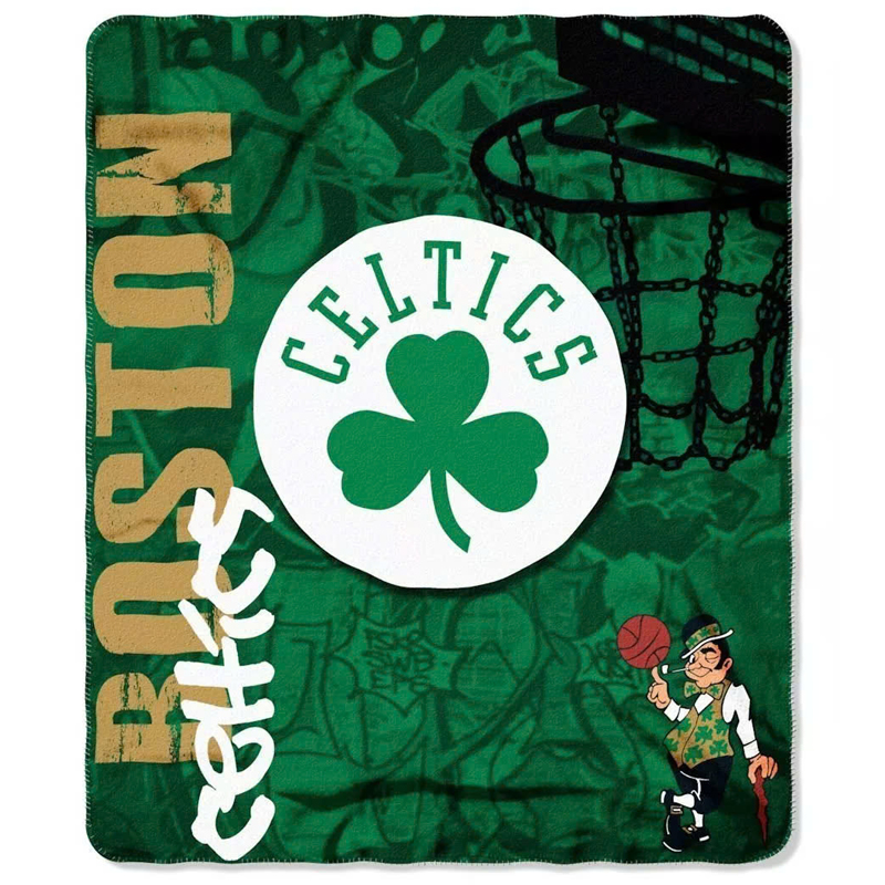 Boston Celtics Blanket Sherpa Blanket Throw Blanket
