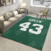 Boston Celtics Area Rug NBA Area Rug Bedroom Area Rug Indoor Indoor Rug Rectangle Carpet boston celtics rug living room carpet regtangle carpet floor decor home decor ver 47