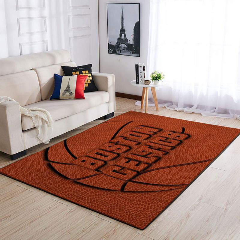 Boston Celtics Rug NBA Area Rug Bathroom Rug Indoor Rug Rectangle Carpet