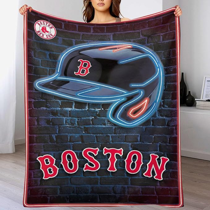 Boston Red Sox Blanket FLeece Blanket Throw Blanket