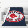 boston red sox blanket sherpa blanket throw blanket v1