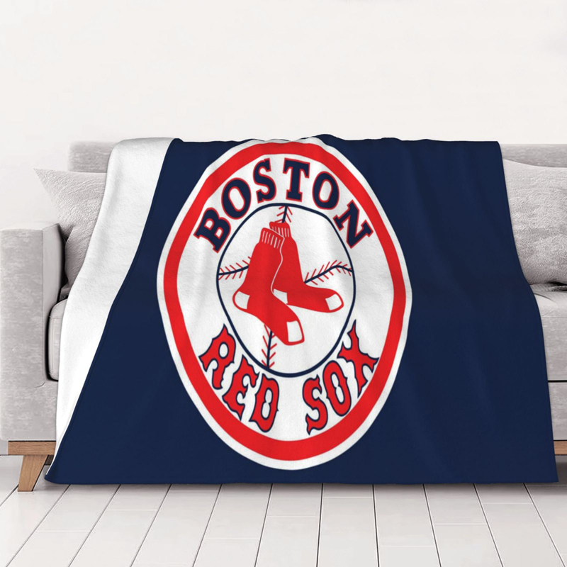 Boston Red Sox Blanket Sherpa Blanket Throw Blanket