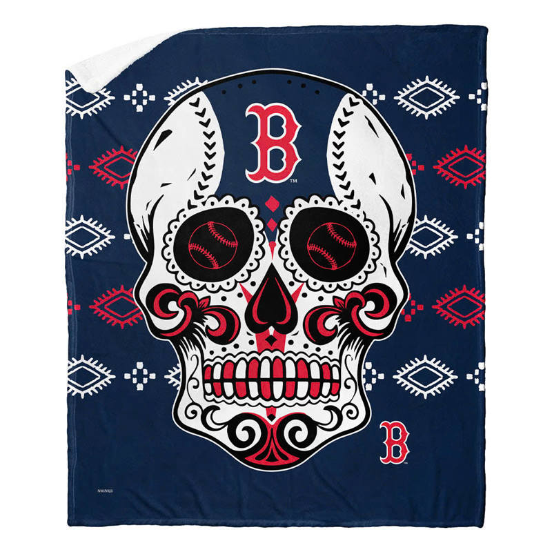 Boston Red Sox Blanket Sherpa Blanket Throw Blanket