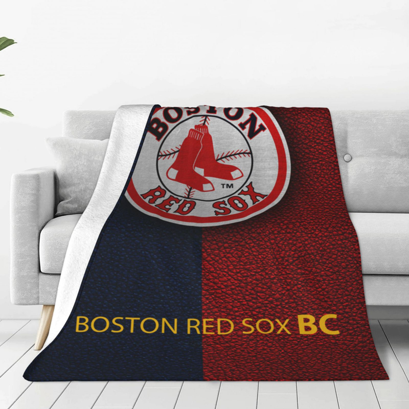 Boston Red Sox Blanket Sherpa Blanket Throw Blanket