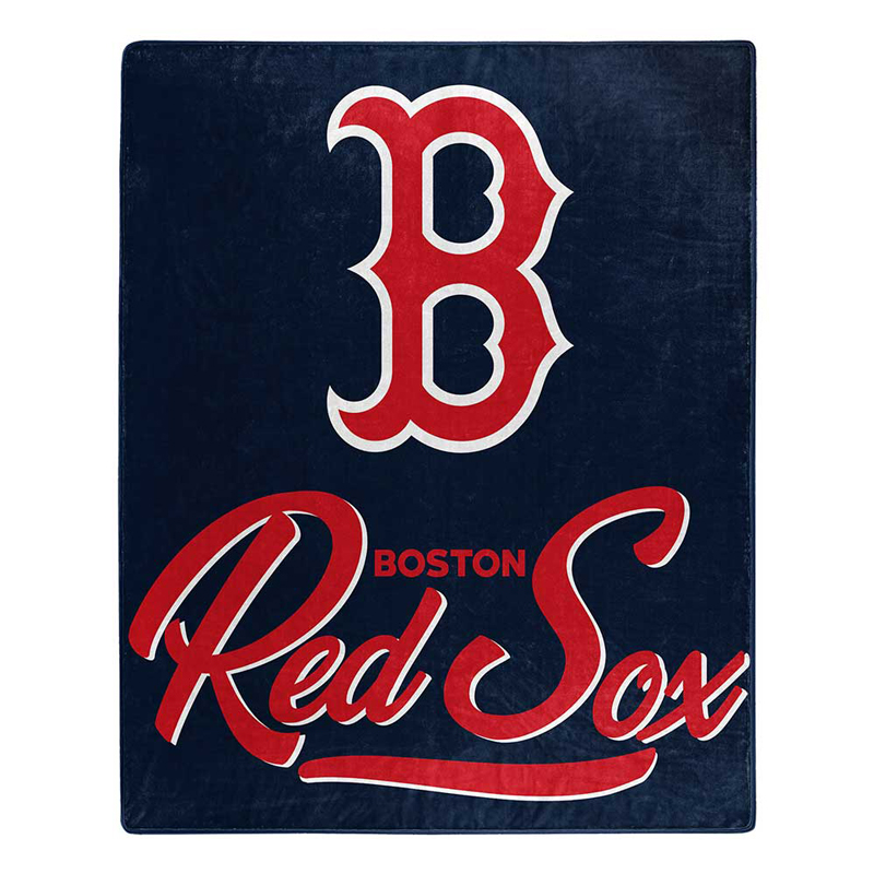 Boston Red Sox Blanket Sherpa Blanket Throw Blanket
