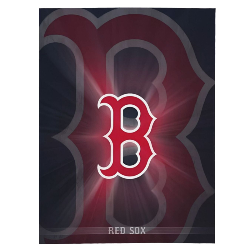 Boston Red Sox Blanket Sherpa Blanket Throw Blanket