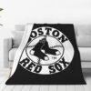 boston red sox blankets fleece blanket throw blanket v15