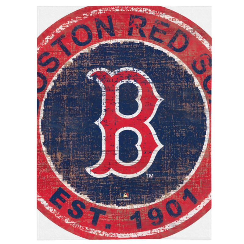 Boston Red Sox Blankets Sherpa Blanket Throw Blanket