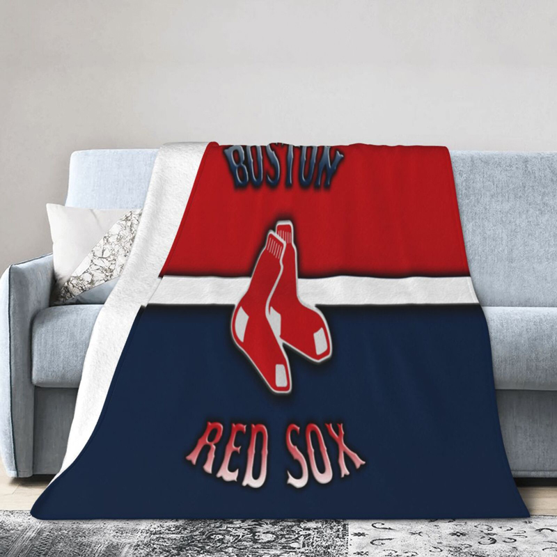 Boston Red Sox Blankets Sherpa Blanket Throw Blanket