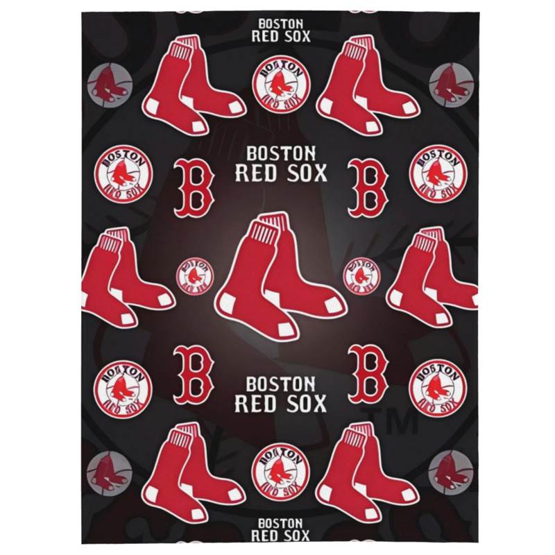 Boston Red Sox Blankets Sherpa Blanket Throw Blanket