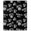 brooklyn nets blanket fleece blanket throw blanket v24