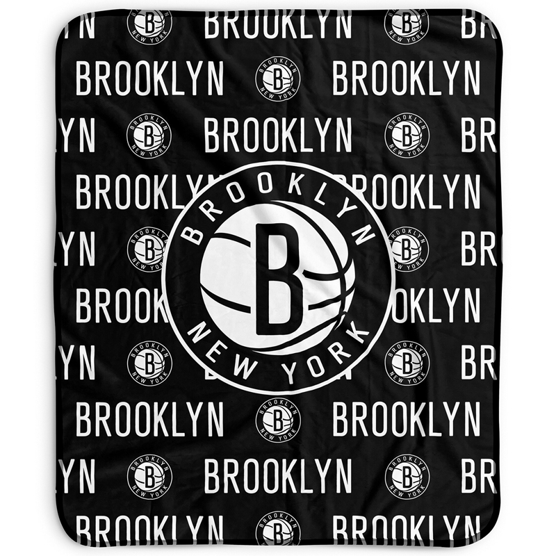 Brooklyn Nets Blanket Sherpa Blanket Throw Blanket