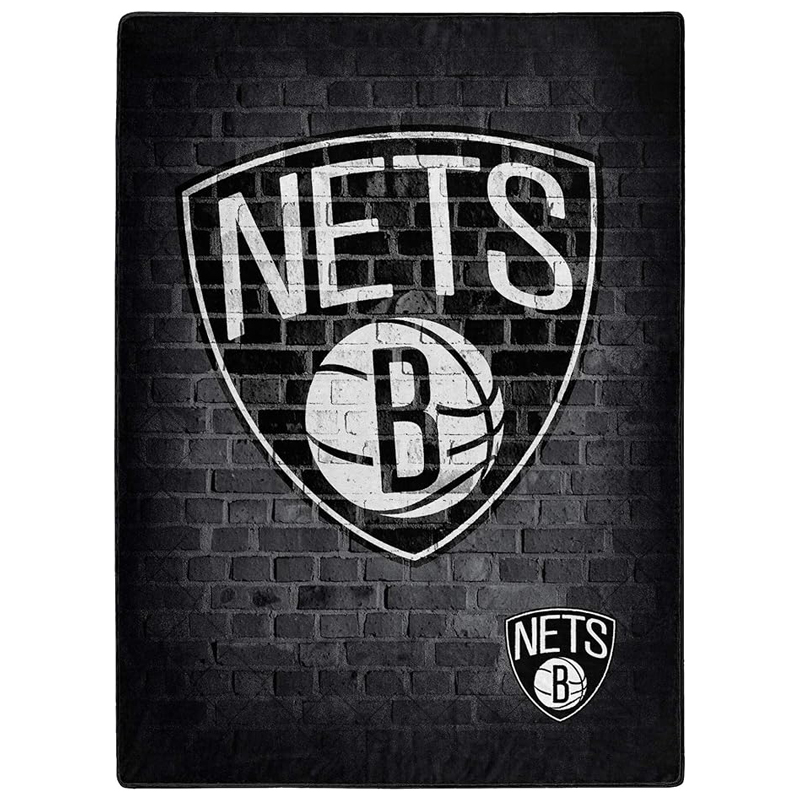 Brooklyn Nets Blanket Sherpa Blanket Throw Blanket