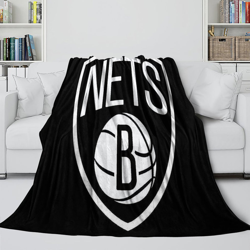 Brooklyn Nets Blankets FLeece Blanket Throw Blanket