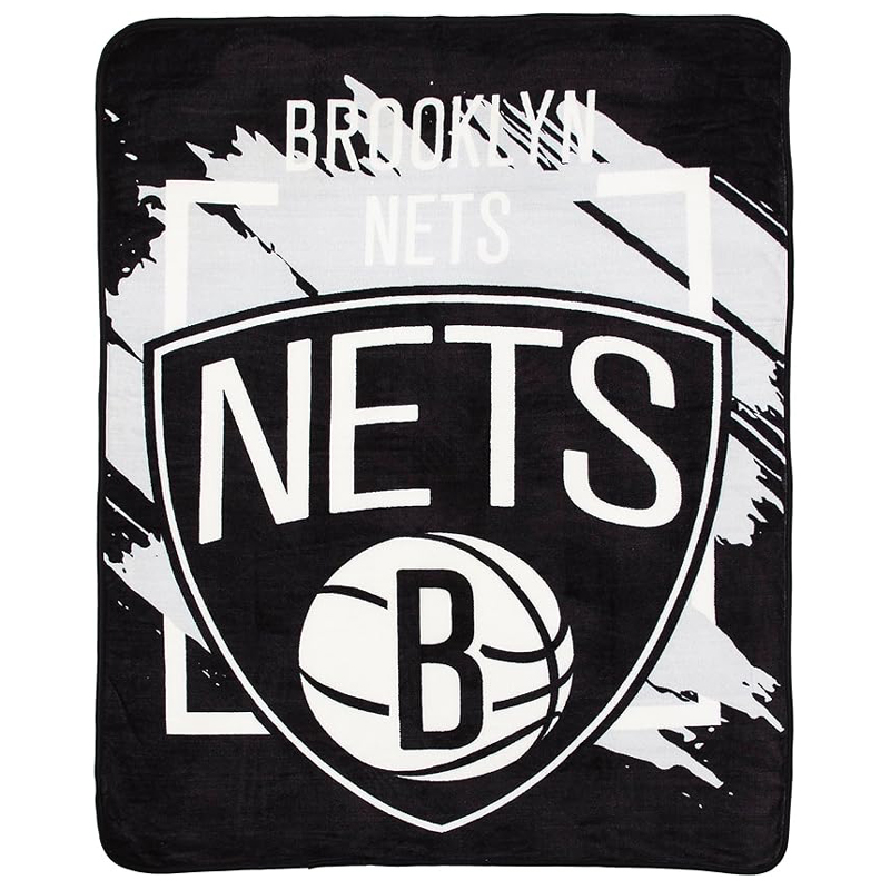 Brooklyn Nets Blankets Sherpa Blanket Throw Blanket