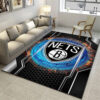 Brooklyn Nets Rug NBA Area Rug Bedroom Rug Indoor Rugs Rectangle Carpet brooklyn nets rug living room carpet regtangle carpet floor decor home decor ver 97