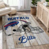 Buffalo Bills Area Rug NFL Area Rug Dining Room Rugs Indoor Rug Rectangle Carpet buffalo bills area rug living room rug floor rug regtangle carpet home decor ver 232