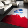 Buffalo Bills Rug NFL Area Rug Bathroom Rug Indoor Indoor Rug Rectangle Carpet buffalo bills carpet bath rug floor rug regtangle carpet home decor ver 243