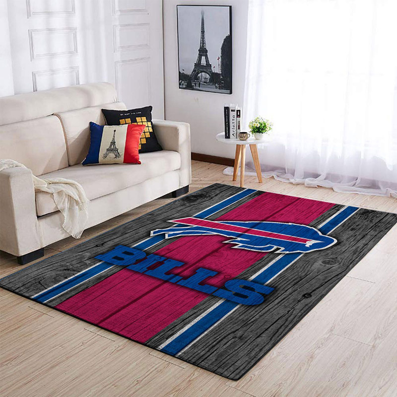 Buffalo Bills Area Rug NFL Area Rug Bathroom Rugs Indoor Indoor Rug Rectangle Carpet