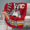 Calgary Flames Blankets Sherpa Blanket Throw Blanket calgary flames blankets sherpa blanket throw blanket v3