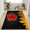 Calgary Flames Rug NHL Area Rug Dining Room Rug Indoor Rugs Rectangle Carpet calgary flames rug living room carpet regtangle carpet floor decor home decor ver 73