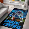 Carolina Panthers Area Rug NFL Area Rug Living Room Rug Indoor Rug Rectangle Carpet carolina panthers area rug living room rug floor rug regtangle carpet home decor ver 307