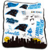 Carolina Panthers Blanket Sherpa Blanket Throw Blanket carolina panthers blanket sherpa blanket throw blanket v52