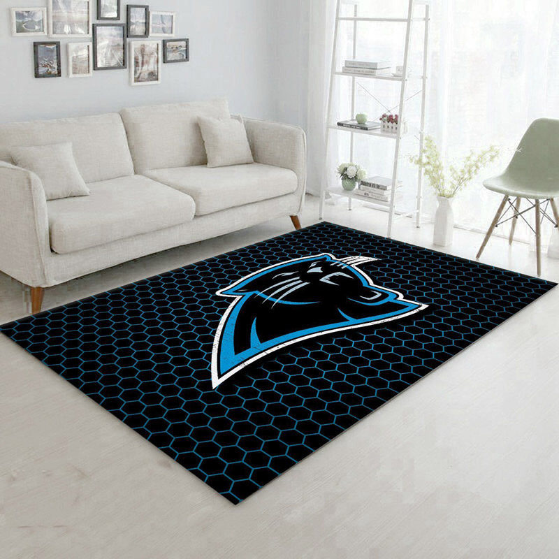 Carolina Panthers Area Rug NFL Area Rug Kitchen Rug Indoor Rugs Rectangle Carpet