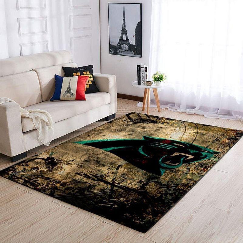 Carolina Panthers Rug NFL Area Rug Bathroom Rug Indoor Indoor Rug Rectangle Carpet