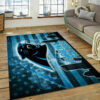 Carolina Panthers Area Rug NFL Area Rug Living Room Rug Indoor Rug Rectangle Carpet carolina panthers rugs living room rug floor rug regtangle carpet home decor ver 352