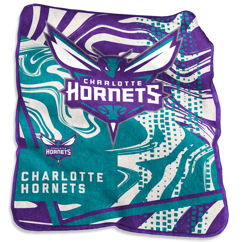 Charlotte Hornets Blanket Sherpa Blanket Throw Blanket