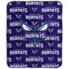 Charlotte Hornets Blankets FLeece Blanket Throw Blanket charlotte hornets blankets fleece blanket throw blanket v10