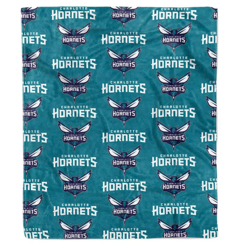 Charlotte Hornets Blankets Sherpa Blanket Throw Blanket