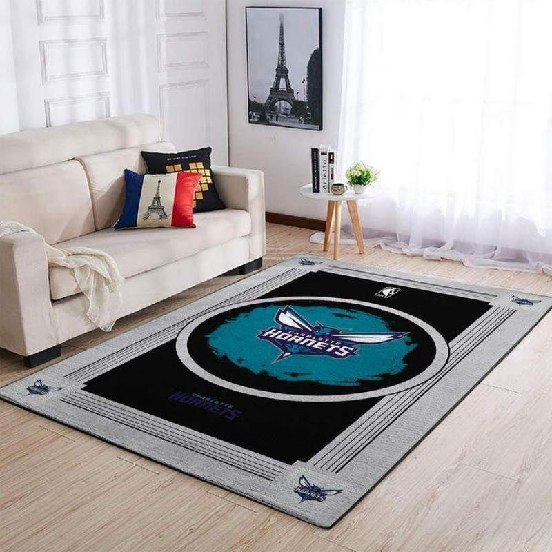 Charlotte Hornets Area Rug NBA Area Rug Bedroom Area Rug Indoor Indoor Rug Rectangle Carpet