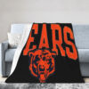 Chicago Bears Blanket FLeece Blanket Throw Blanket chicago bears blanket fleece blanket throw blanket v19