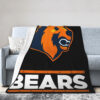 Chicago Bears Blanket Sherpa Blanket Throw Blanket chicago bears blanket sherpa blanket throw blanket v11