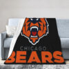 Chicago Bears Blankets FLeece Blanket Throw Blanket chicago bears blankets fleece blanket throw blanket v17