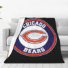 Chicago Bears Blankets FLeece Blanket Throw Blanket chicago bears blankets fleece blanket throw blanket v5